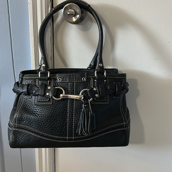 EUC condition Coach bag. Black leather F13084 *****SOLD****** - Picture 1 of 10